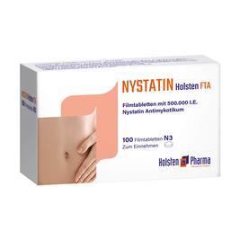 Abbildung: Nystatin Holsten Fta Filmtabletten Filmtabletten, 100 St PZN 00032572