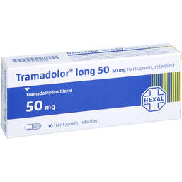 Abbildung: Tramadolor long 50 Retardkapseln 10 St, Retard-Kapseln PZN 00040927