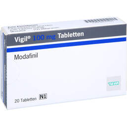 Abbildung: Vigil 100 mg Tabletten 20 St, Tabletten PZN 00044055