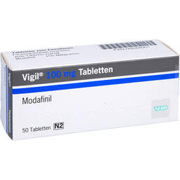Abbildung: Vigil 100 mg Tabletten 50 St, Tabletten PZN 00044061