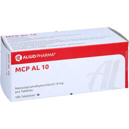 Abbildung: MCP AL 10 Tabletten 100 St, Tabletten PZN 00045095