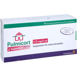 Abbildung: Pulmicort 1 mg / 2 ml Suspension für einen Vernebler 40X2 ml, Suspension für einen Vernebler PZN 00049294