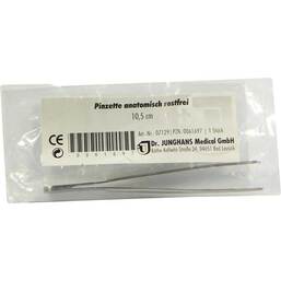 Abbildung: Pinzette anatomisch 10,5 cm 1 St PZN 00061697