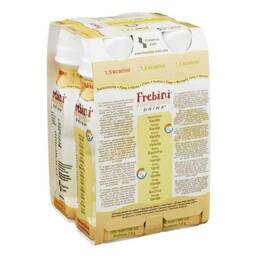 Abbildung: Frebini Energy Fibre Vanille Trinkflasche 4X200 ml, Flüssigkeit PZN 00065494