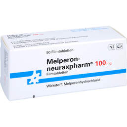 Abbildung: Melperon neuraxpharm 100 mg Filmtabletten 50 St, Filmtabletten PZN 00068392
