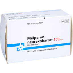 Abbildung: Melperon neuraxpharm 100 mg Filmtabletten 100 St, Filmtabletten PZN 00068400