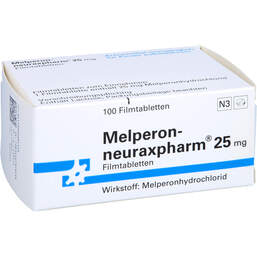 Abbildung: Melperon neuraxpharm 25 mg Filmtabletten 100 St, Filmtabletten PZN 00068452