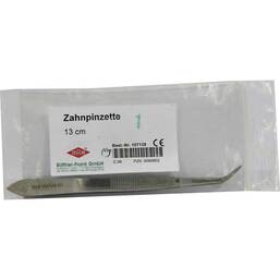 Abbildung: Pinzette Zahn gebogen 107138 1 St PZN 00069902
