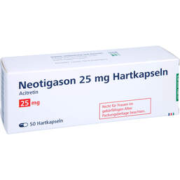 Abbildung: Neotigason 25 Hartkapseln 50 St, Hartkapseln PZN 00070673