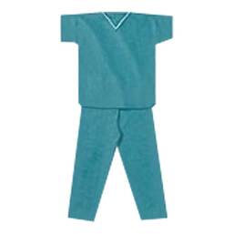 Abbildung: Foliodress Suit OP-Bereichskleidung grün Größe XXL 1 St PZN 00071572