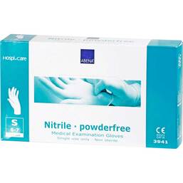 Abbildung: Nitril Handschuhe puderfrei small 100 St PZN 00080849