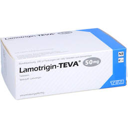 Abbildung: Lamotrigin Teva 50mg Tabletten 200 St, Tabletten PZN 00081004