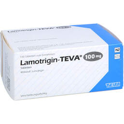 Abbildung: Lamotrigin Teva 100mg Tabletten 100 St, Tabletten PZN 00081027