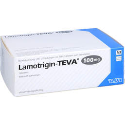 Abbildung: Lamotrigin Teva 100mg Tabletten 200 St, Tabletten PZN 00081033