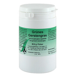 Abbildung: Gerstengras Pulver Pulver, 80 g PZN 00090977