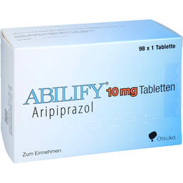 Abbildung: Abilify 10 mg Tabletten 98 St, Tabletten PZN 00098890