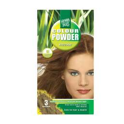 Abbildung: Hennaplus Colour Powder Hazelnut 100 g, Pulver PZN 00099435