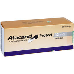 Abbildung: Atacand Protect 32 mg Tabletten 98 St, Tabletten PZN 00105549