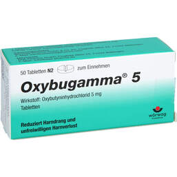 Abbildung: Oxybugamma 5 Tabletten 50 St, Tabletten PZN 00106945