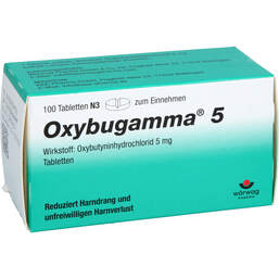 Abbildung: Oxybugamma 5 Tabletten 100 St, Tabletten PZN 00106951