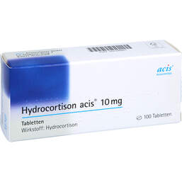 Abbildung: Hydrocortison acis 10 mg Tabletten 100 St, Tabletten PZN 00108861