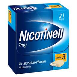 Abbildung: Nicotinell 7 mg/24-Stunden-Pflaster transdermal Pflaster transdermal, 21 St PZN 00110065