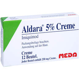Abbildung: Aldara 5% Creme Sachets 12 St, Creme PZN 00111981