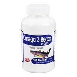 Abbildung: Omega 3 Berco 500 Kapseln Kapseln, 150 St PZN 00114979