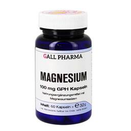 Abbildung: Magnesium 100 mg GPH Kapseln 60 St, Kapseln PZN 00117908