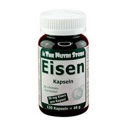 Abbildung: Eisen 20 mg Kapseln 120 St, Kapseln PZN 00134410