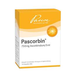 Abbildung: Pascorbin Injektionslösung Injektionslösung, 10X5 ml PZN 00150343