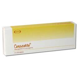 Abbildung: Cerazette Filmtabletten 3X28 St, Filmtabletten PZN 00163506