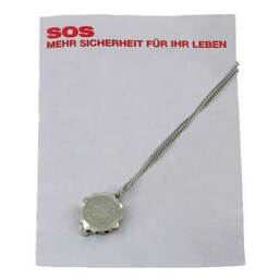 Abbildung: SOS Anhänger mit Notfallausweis 1 St PZN 00165037