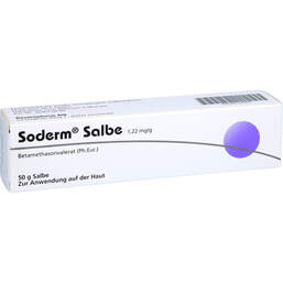 Abbildung: Soderm Salbe 50 g, Salbe PZN 00165221