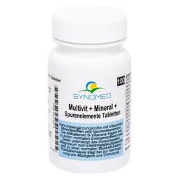 Abbildung: Multivit + Mineral + Spurenelemente Synomed Tabletten Tabletten, 100 St PZN 00170274