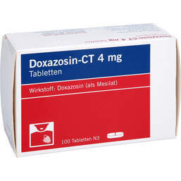 Abbildung: Doxazosin-CT 4 mg Tabletten 100 St, Tabletten PZN 00171799