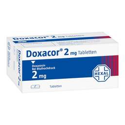 Abbildung: Doxacor 2 mg Tabletten 20 St, Tabletten PZN 00173568