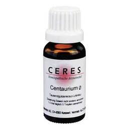 Abbildung: CERES Centaurium Urtinktur Tropfen, 20 ml PZN 00178761