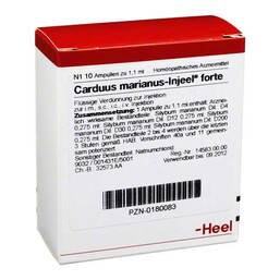 Abbildung: Carduus marianus Injeel forte Ampullen Ampullen, 10 St PZN 00180083
