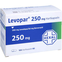 Abbildung: Levopar 250 mg Hartkapseln 100 St, Hartkapseln PZN 00189664