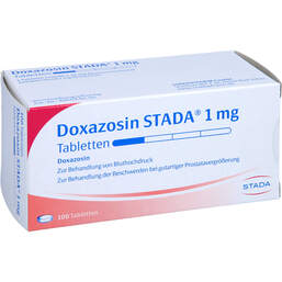 Abbildung: Doxazosin STADA 1 mg Tabletten 100 St, Tabletten PZN 00191980