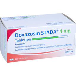 Abbildung: Doxazosin STADA 4 mg Tabletten 100 St, Tabletten PZN 00192040