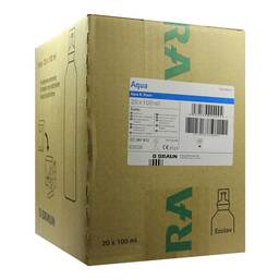 Abbildung: Aqua B.Braun Spüllösung Ecolav 20X100 ml, Spüllösung PZN 00202608