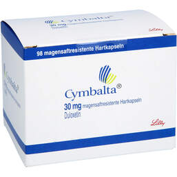 Abbildung: Cymbalta 30 mg magensaftresistente Hartkapseln 98 St, Magensaftresistente Hartkapseln PZN 00203565