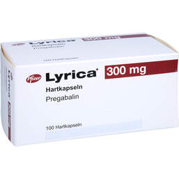 Abbildung: Lyrica 300 mg Hartkapseln 100 St, Hartkapseln PZN 00203766