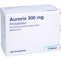 Abbildung: Aurorix 300 Filmtabletten 100 St, Filmtabletten PZN 00210884