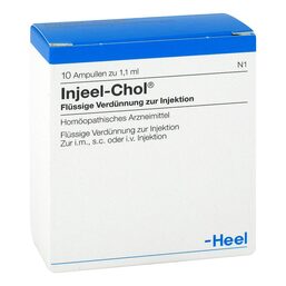 Abbildung: Injeel Chol Ampullen 10 St, Ampullen PZN 00212535