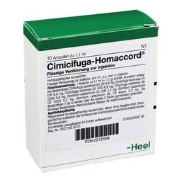 Abbildung: Cimicifuga Homaccord Ampullen 10 St, Ampullen PZN 00215568 