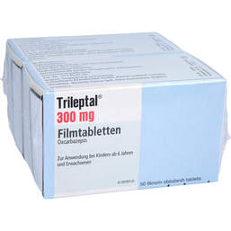Abbildung: Trileptal 300 mg Filmtablett 100 St, Filmtabletten PZN 00220687
