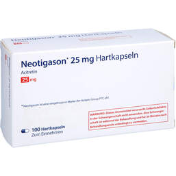 Abbildung: Neotigason 25 Hartkapseln 100 St, Hartkapseln PZN 00227057